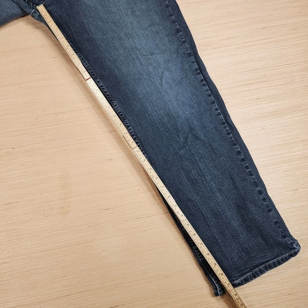 Levis 559 Relaxed Straight Jeans Men 42x32 Measure 44x32 Blue Denim Stretch READ